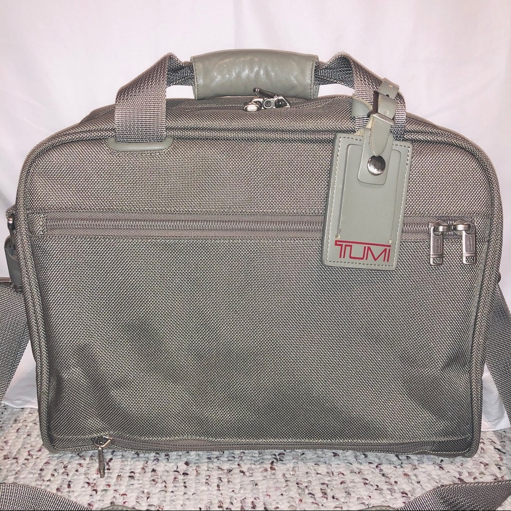 Tumi Gray Carry On Bag